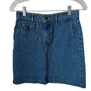 Levi Vintage Orange Tag Denim Skirt Size 24